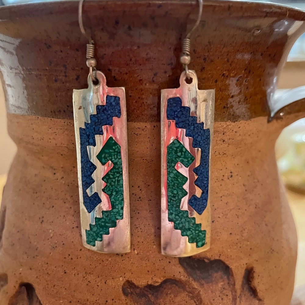 Alpaca silver earrings